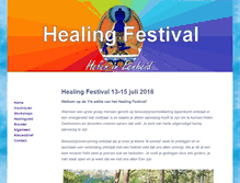 Tablet Screenshot of healingfestival.nl
